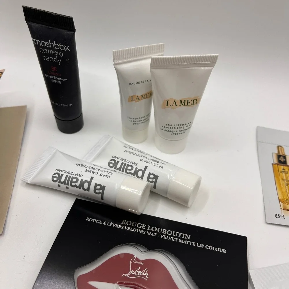 15‎ Sample Pack Assortment Lancome La Mer Guerlain Sisley AERIN Mashbox Clarins